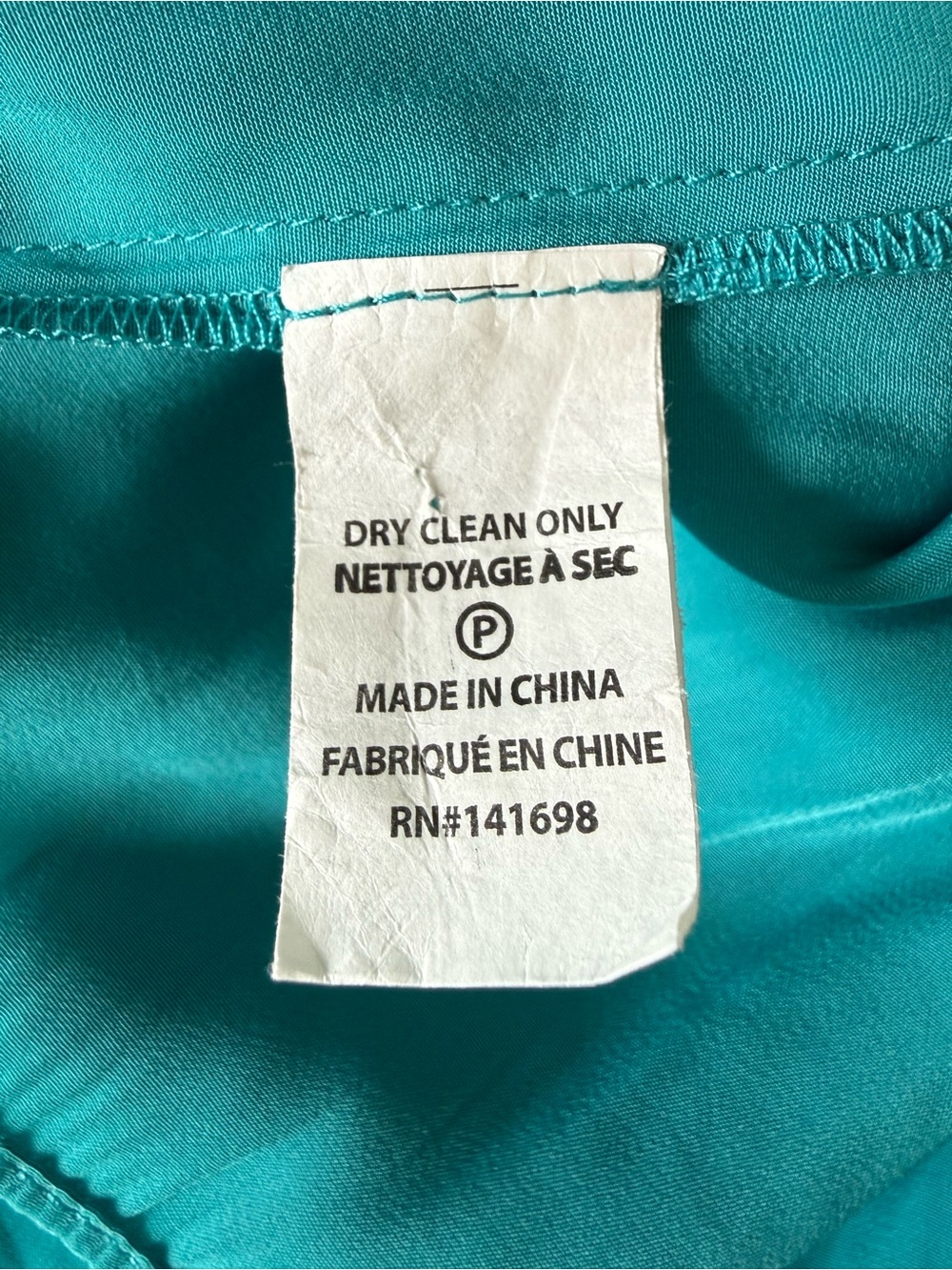 Ramy Brook Teal Drop-Waist Mini Dress - Picture 5 of 6